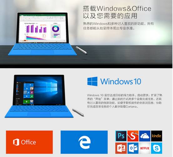 微软 Surface Pro 4 i5 平板电脑怎么样_快讯_电
