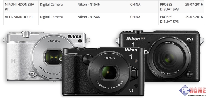 尼康注册新相机 或来自于1系无反系列_尼康1 