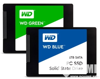 WD发布固态硬盘:WD Blue SSD和WD Green 