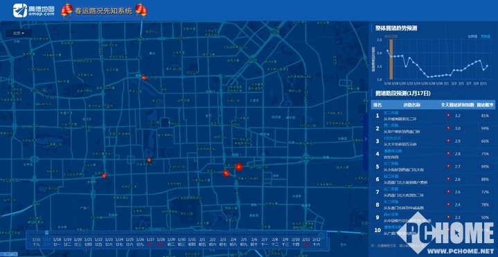 高德地图推出春运安全地图和先知系统