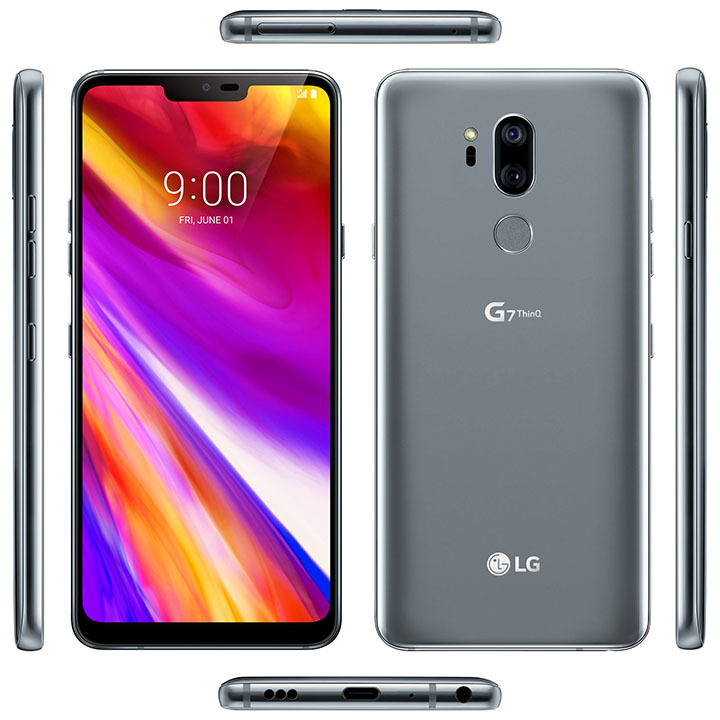 LG G7 ThinQ高清渲染照 5月发布刘海屏