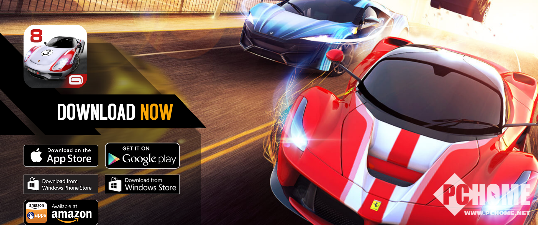 安卓机测试新标杆 狂野飙车9开启预注册