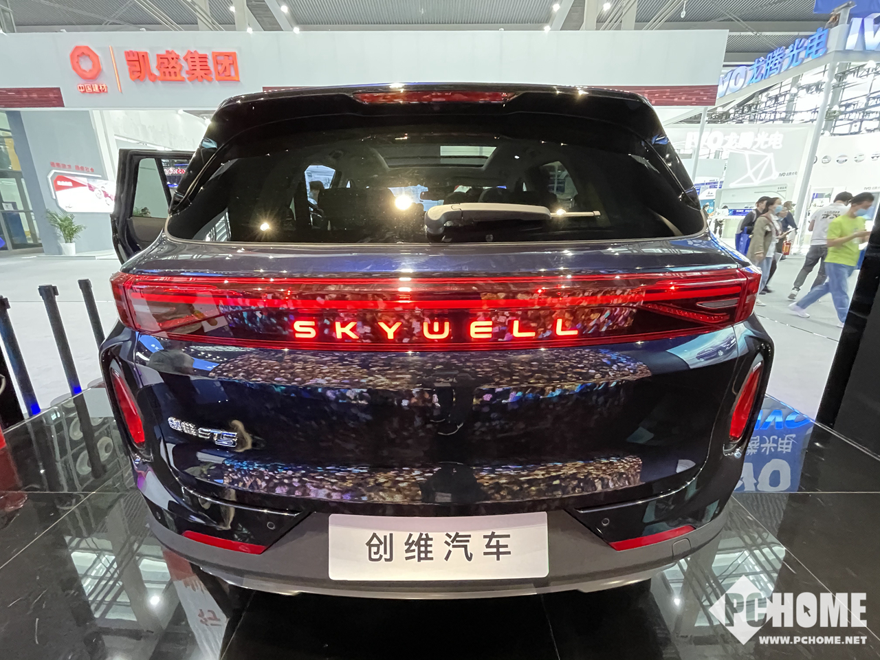 创维汽车et5现身cite2021中型纯电suv续航520km