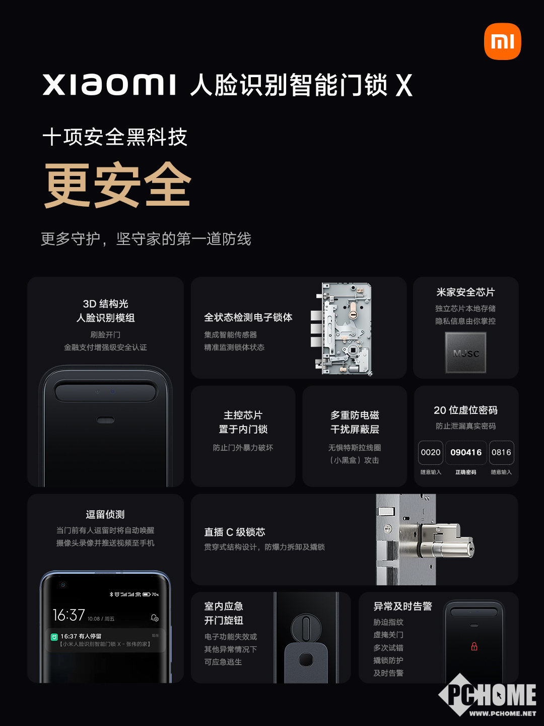 半岛BOB刷脸就能直接开门 小米人脸识别智能门锁X来了(图3)
