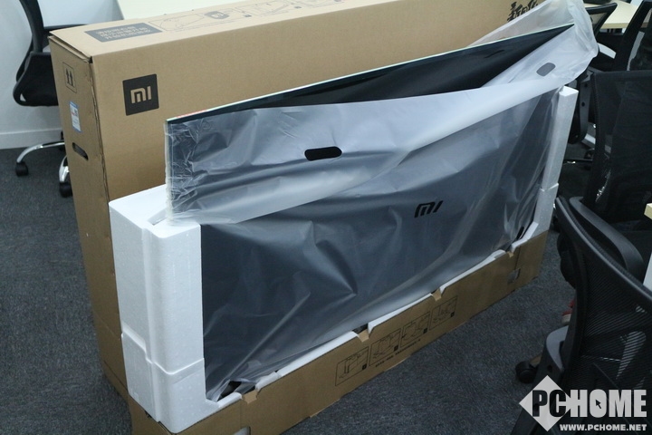 巨屏家庭影院小米电视3s65吋开箱图赏