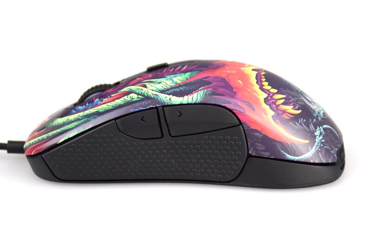 赛睿 Rival300 CS:GO暴怒野兽版游戏鼠标评测