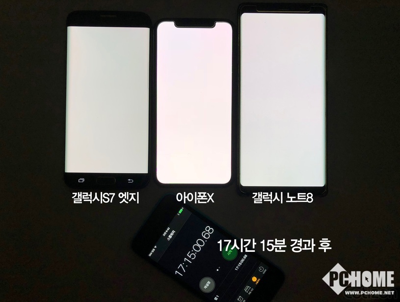 iphone x别担心烧屏 亮屏62小时才明显