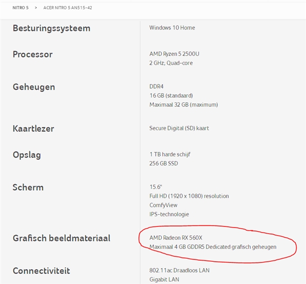 AMD RX 560Xèº«ä»½åå®ï¼ç¬è®°æ¬ç¬æ¾æ°é©¬ç²èå·²