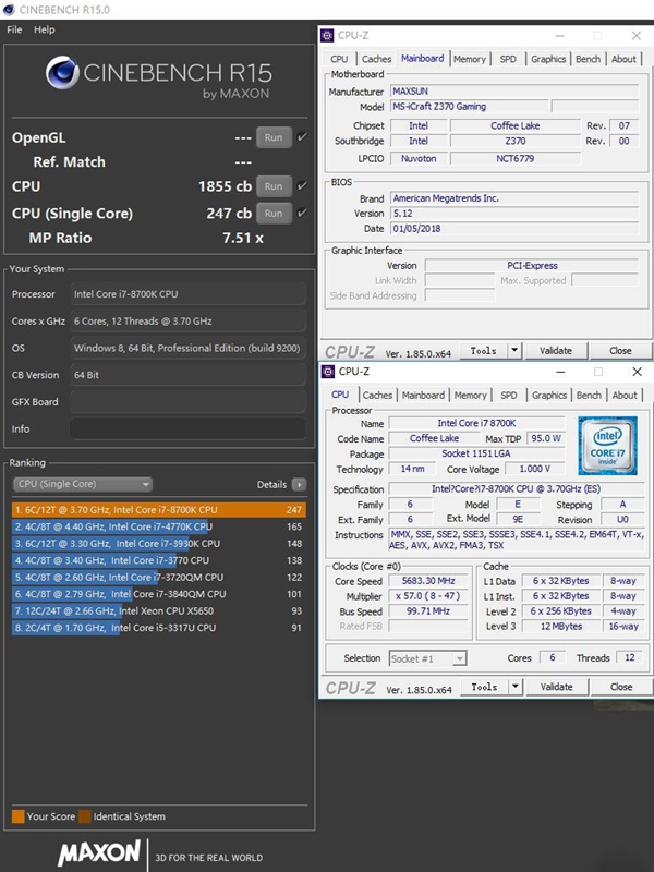 i7 8700k参数图片