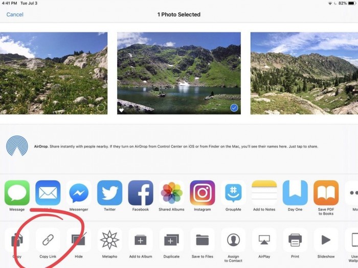 iOS 12复制照片iCloud链接:分享容易