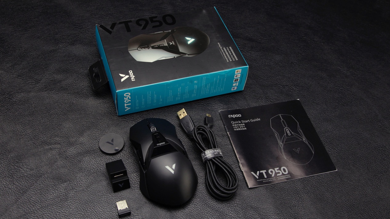 畅享无线竞技 雷柏vt950双模电竞游戏鼠标图赏