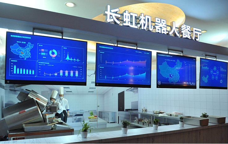 高自动化的净菜车间,减少人为参与,尽量避免了二次污染,进一步保障