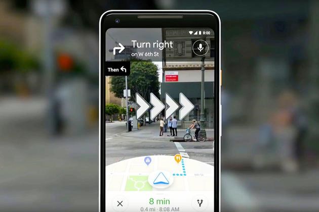 谷歌地图向少量用户推AR实景导航