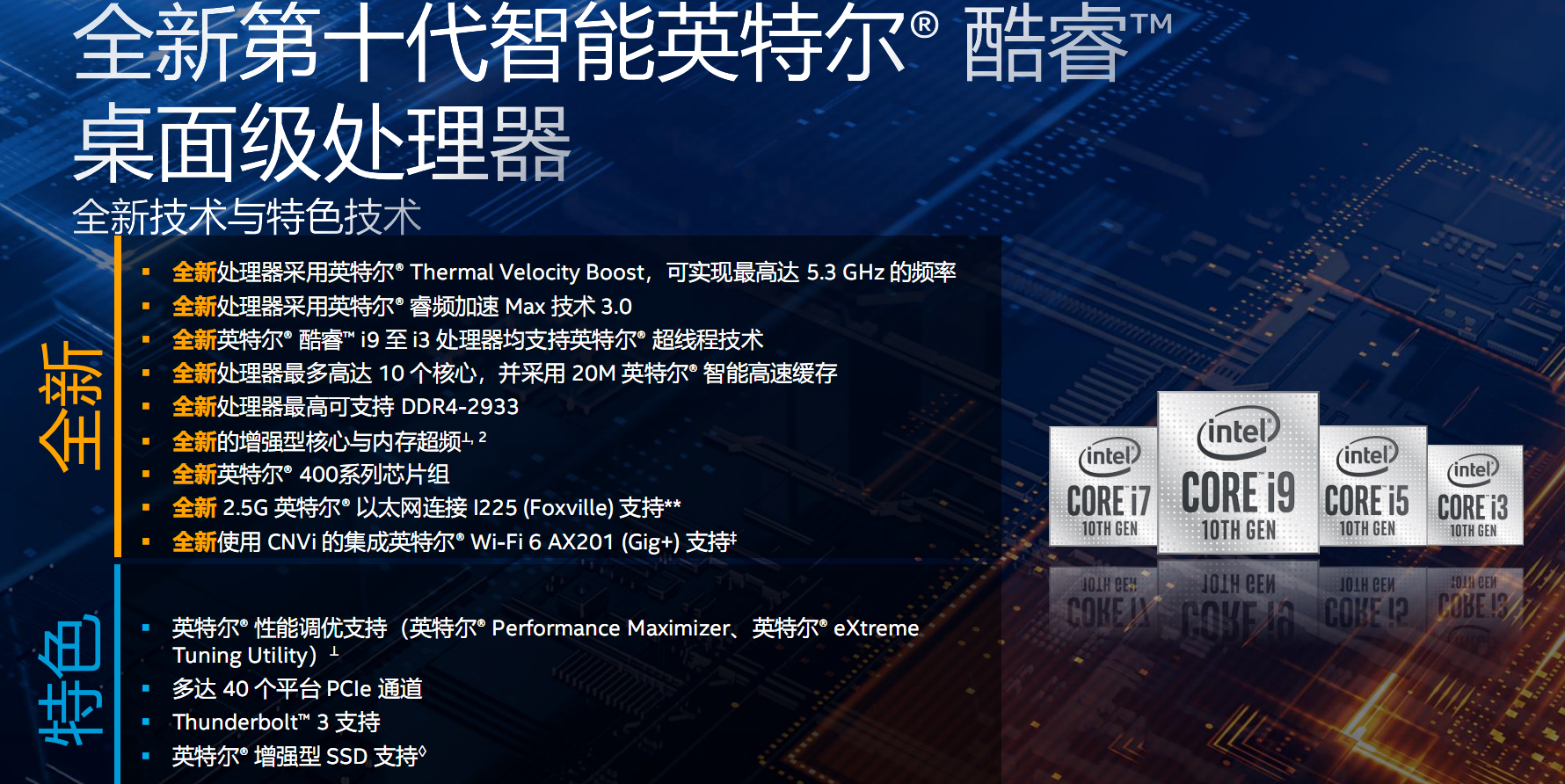 Intel十代酷睿桌面版亮相10核i9 k最高5 3ghz Pchome