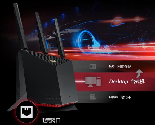 首发直降，超人气86神车带回家！5月13日华硕WiFi6电竞路由RT-AX86U开启预售-锋巢网