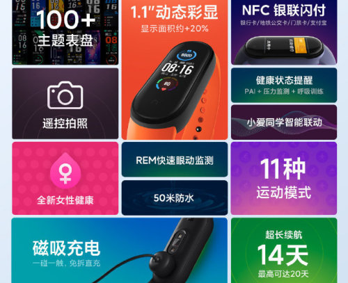 全能生活健康助手 小米手环5系列正式发布