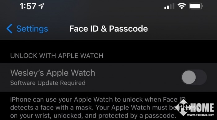 苹果发布ios 14 5测试版支持手表解锁手机 Pchome