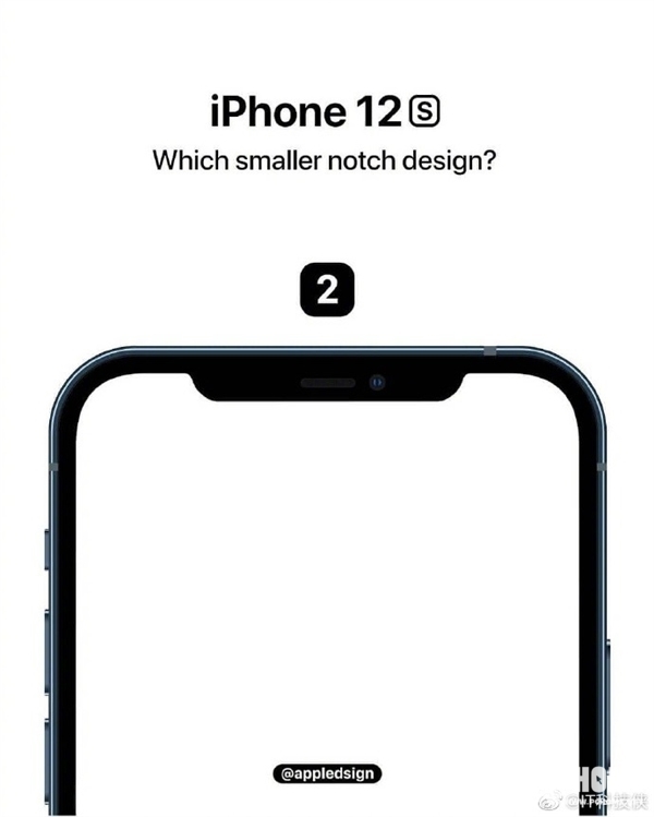 iphone 12s屏幕新方案曝光 短刘海和窄刘海