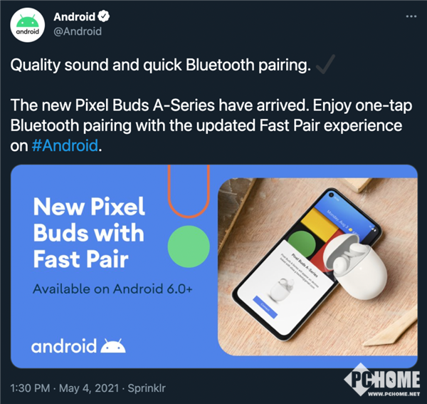 谷歌Pixel Buds A耳机意外曝光 拥有更高