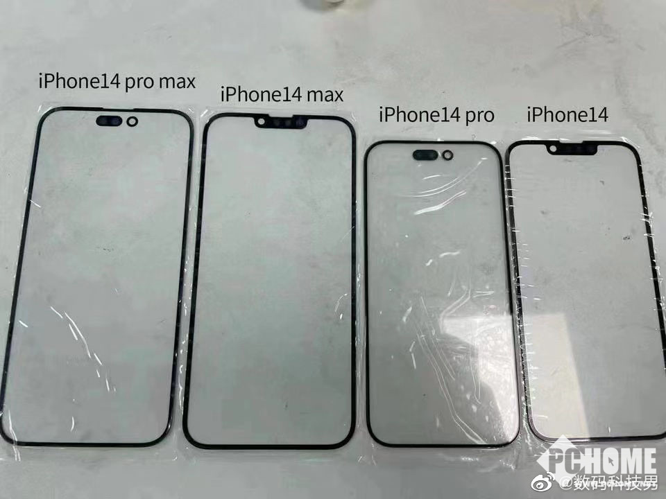 iPhone 14面板曝光：将有挖孔和刘海两种形态