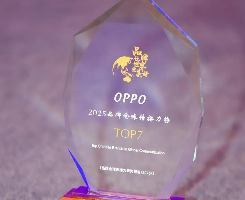 出海标杆 OPPO入选2025品牌全球传播力榜前十