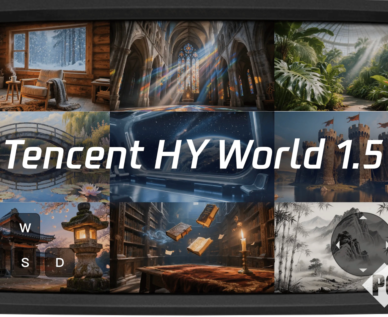 腾讯混元世界模型1.5正式发布：可自由探索3D互动世界