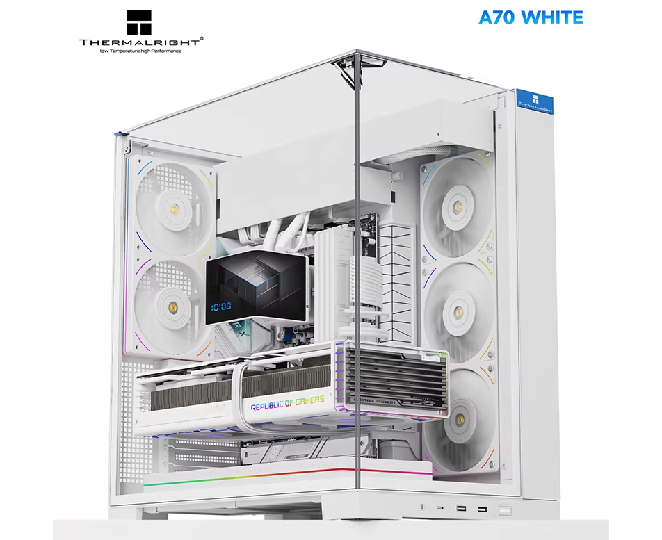 Thermalright利民于今日推出A70机箱，三面侧透中大塔式海景房