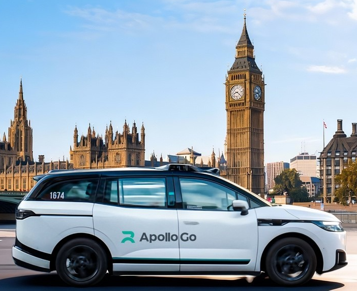 萝卜快跑将落地英国，中国无人驾驶技术进入右舵市场