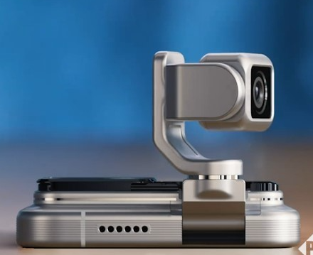 吴晓波展示荣耀ROBOT PHONE：首款手机机器人，配备可动机械云台