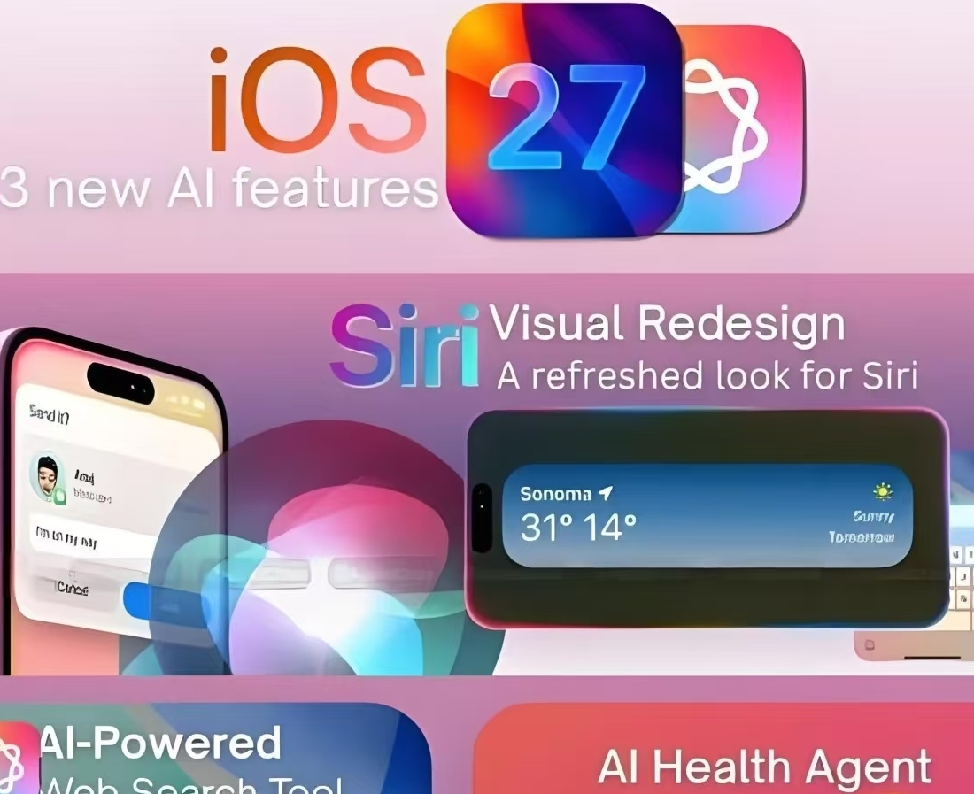 外媒前瞻iOS 27：将适配折叠iPhone，iPadOS功能下放