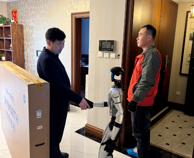 京东完成2026国补首单：由机器人送货大尺寸电视