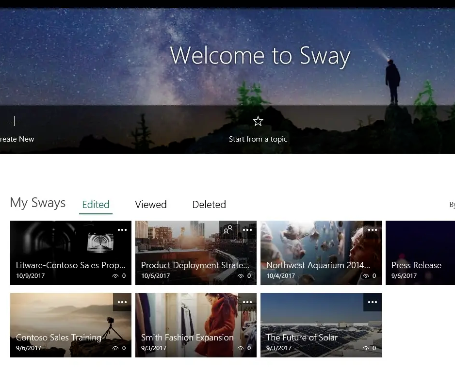 微软确认2026年6月停用Sway桌面端，全面转向网页版运营