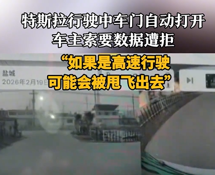行驶中Model Y车门自动开启，特斯拉车主索要行车数据遭拒