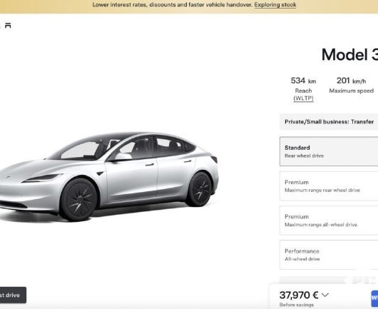 特斯拉官方辟谣：暂无计划将Model 3标准版引入中国