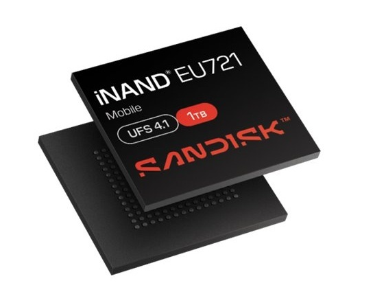 闪迪首款QLC UFS4.1解决方案发布：最高1TB容量，预计4月上市