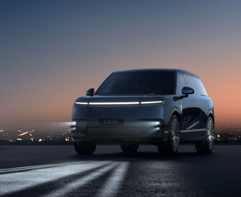 小鹏GX联合华为打造新一代AI数字投影大灯，4月15亮相