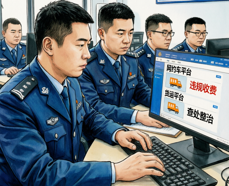 广州市市场监管局专项行动，整治网约车、货运平台违规收费