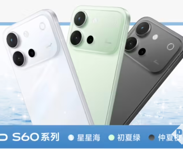 vivo S60系列官宣5月29日发布：星星海、初夏绿、仲夏夜三款可选