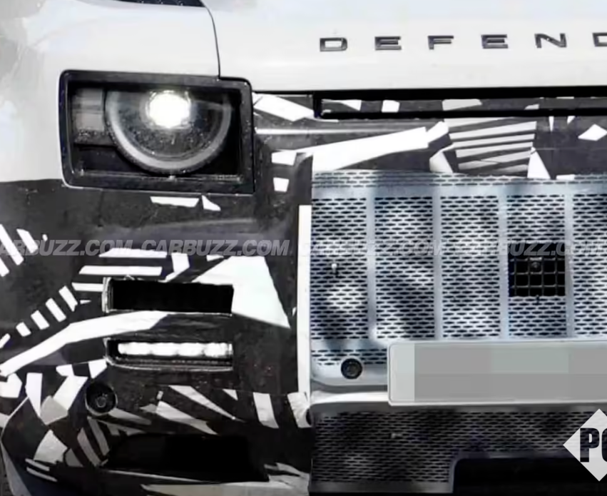 改款路虎卫士路测图曝光，取消现款细长的中置槽式进气结构
