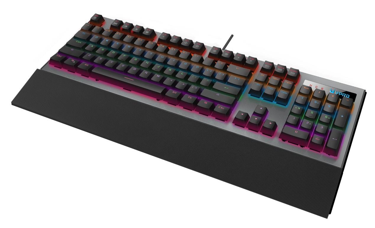 彰显金属彩质 雷柏v700l混彩背光机械键盘上市